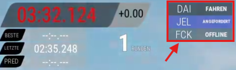 fahrer status