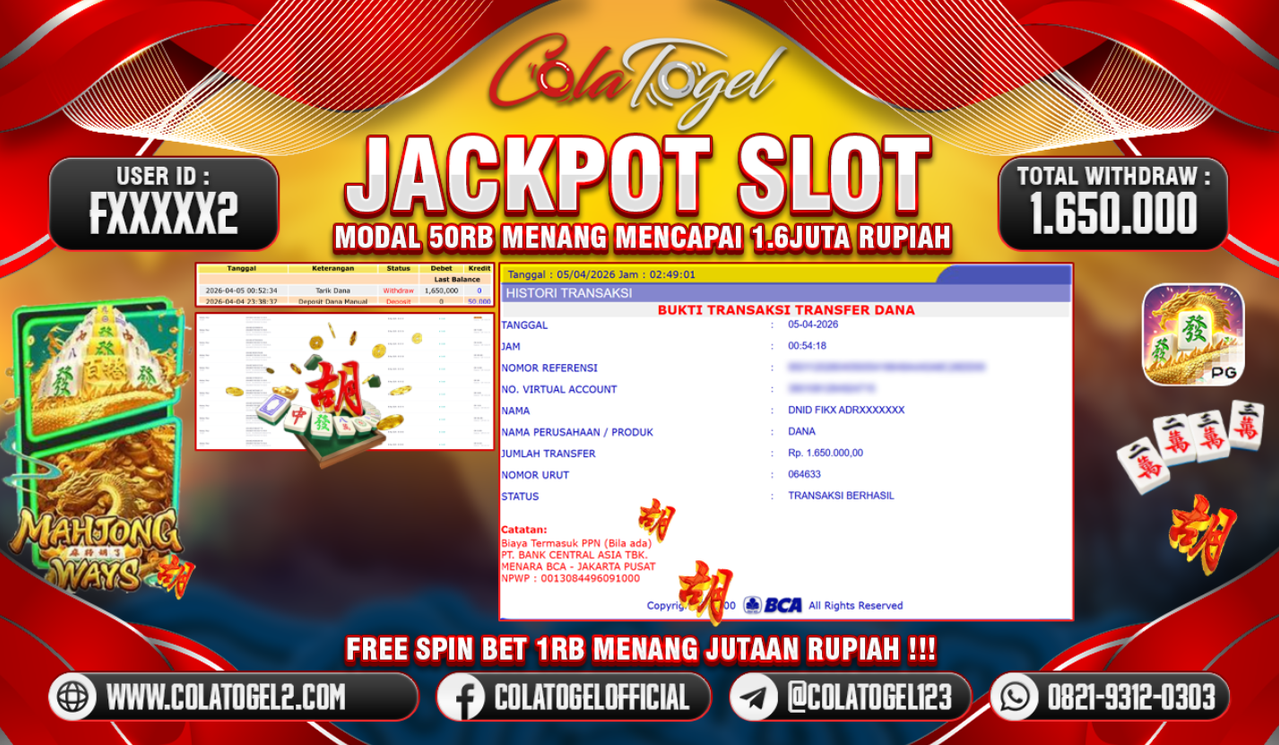 JACKPOT SLOT GACORR!!