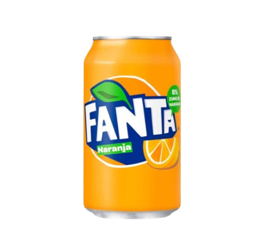 Fanta Naranja lata 330ml.