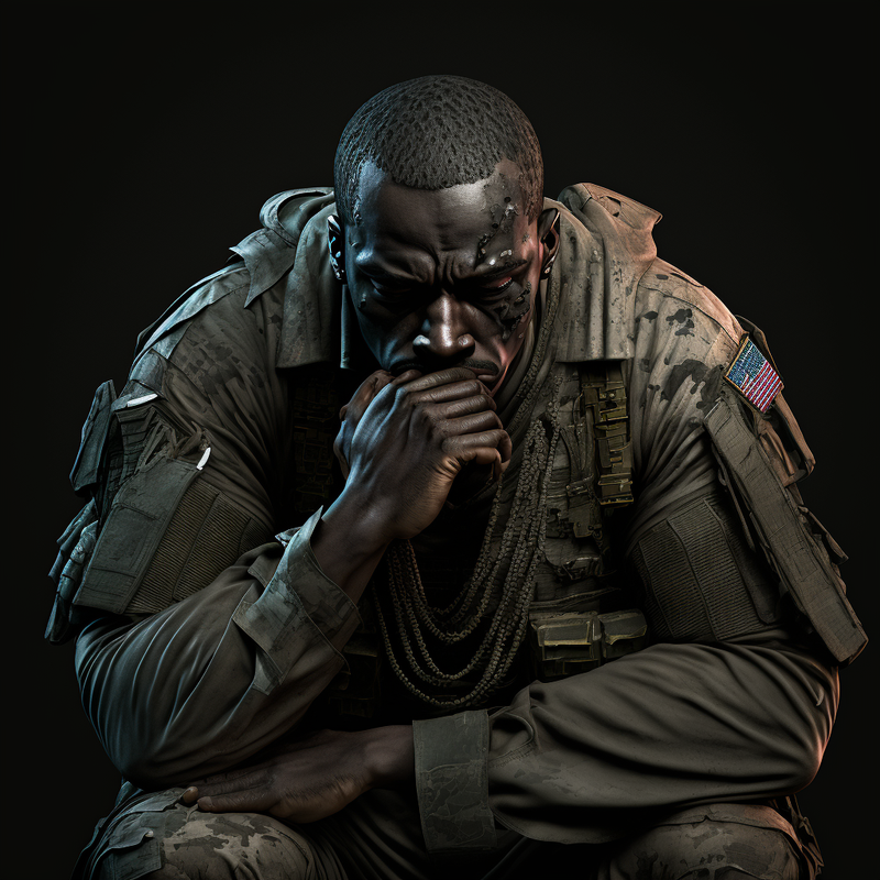 fusedhair3079-Full-body-the-black-man-military-veteran-crying-b-80ded6cc-2759-49f3-a545-c784038cbd4b.png