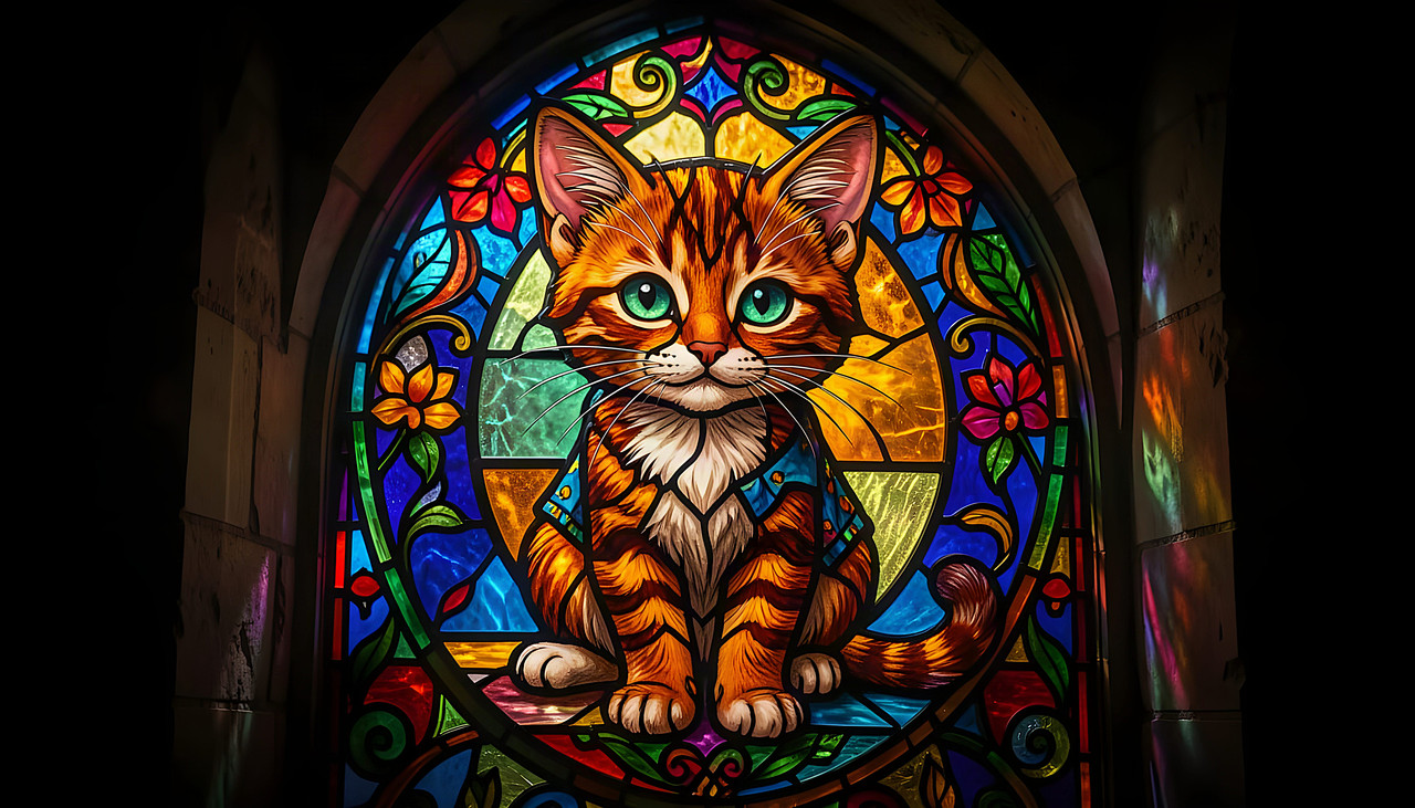 Ginger Moggie Mosaic