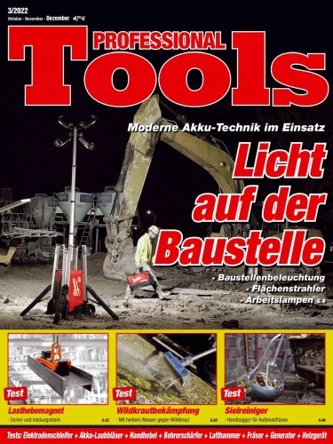 Cover: Professional Tools Testmagazin No 03 Oktober-Dezember 2022