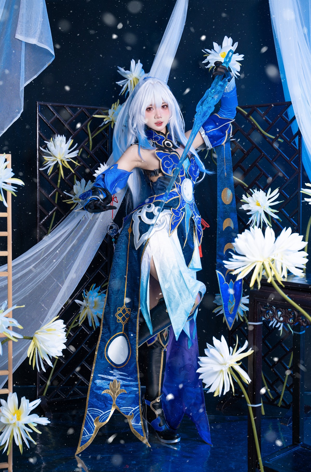 PoppaChan Jingliu Cosplay (Honkai Star Rail) – 40 Photos 344MB插图