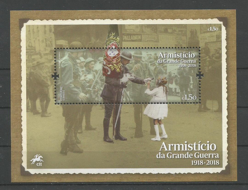 Portugal - 2018 - Centen.  Armistício - bloco