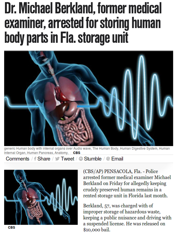 Scarborough - medical examiner arrested