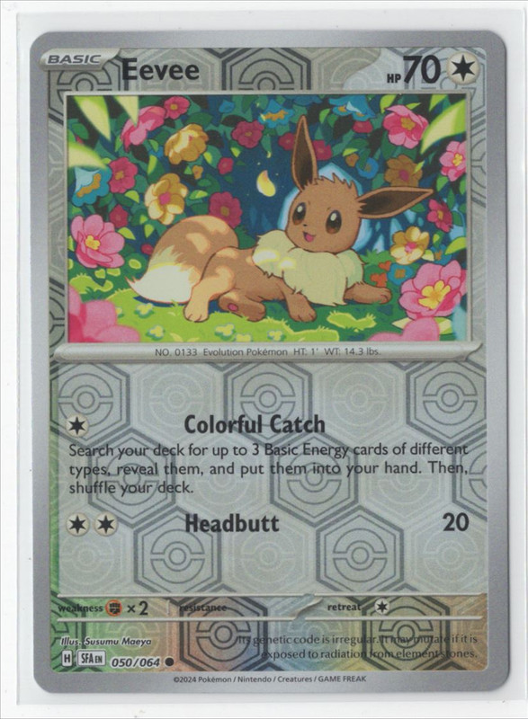 Pokemon Shrouded Fable - 050/064 Eevee Reverse Holo - Picture 1 of 1