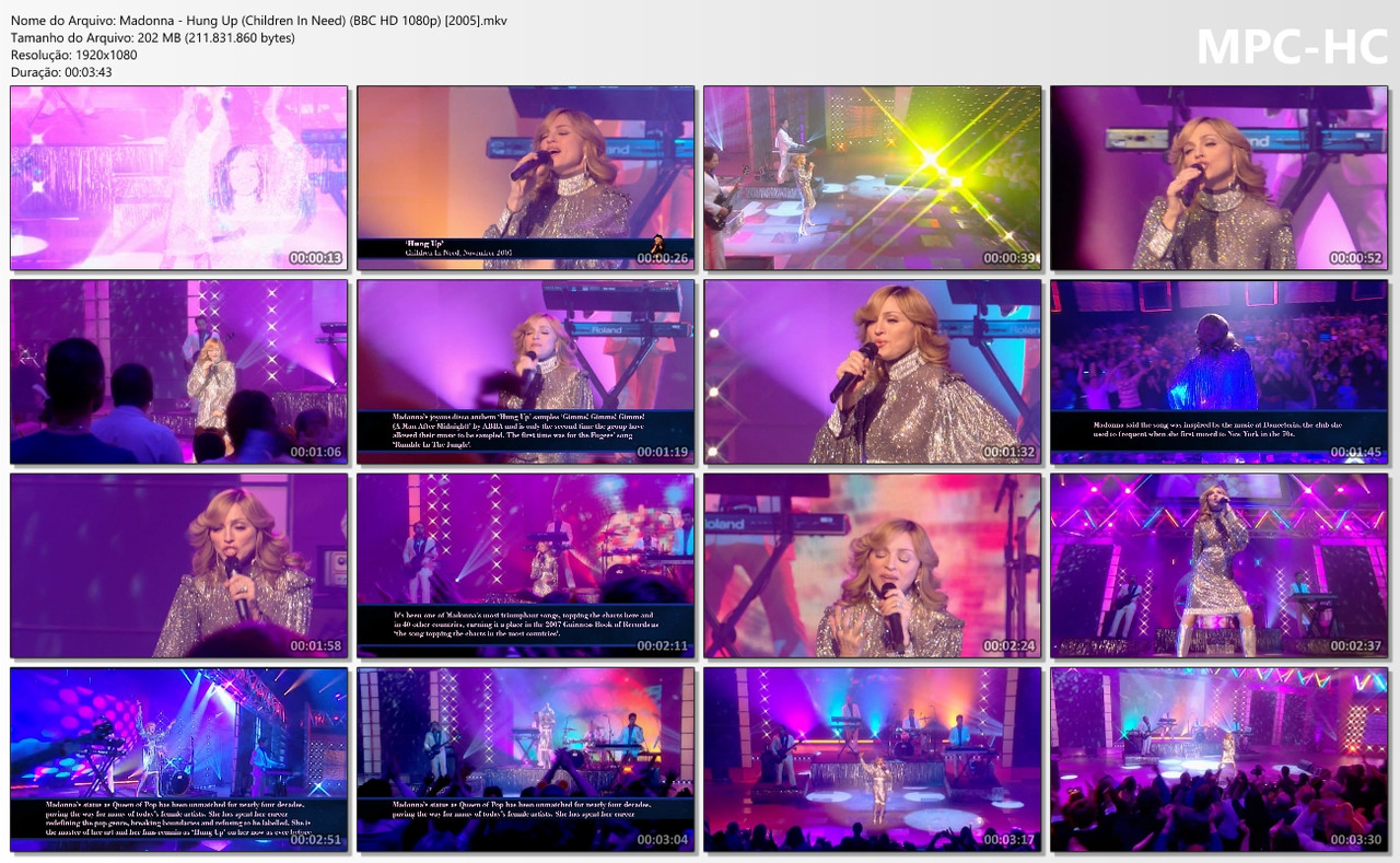 Madonna - Hung Up (Children In Need) (BBC HD 1080p) [2005]