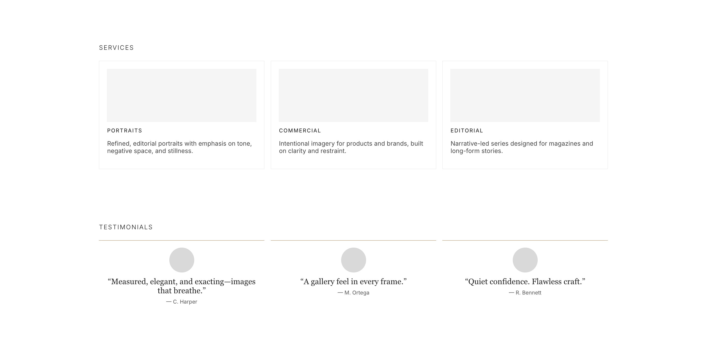 Frame & Focus desktop – secondary