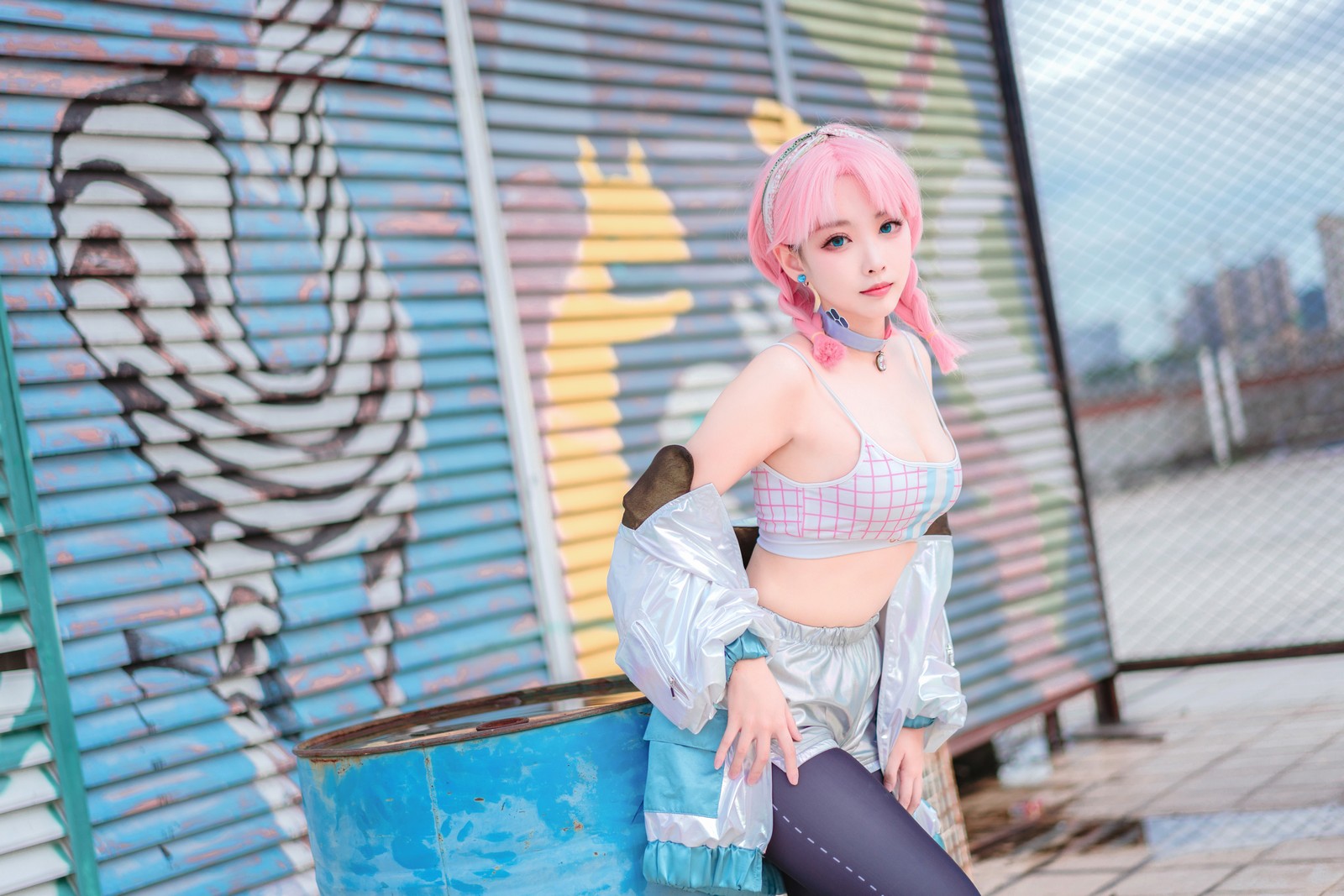 宮本桜 蓝毒 Cosplay 写真集｜明日方舟干员 高清摄影（16P｜322MB）插图4