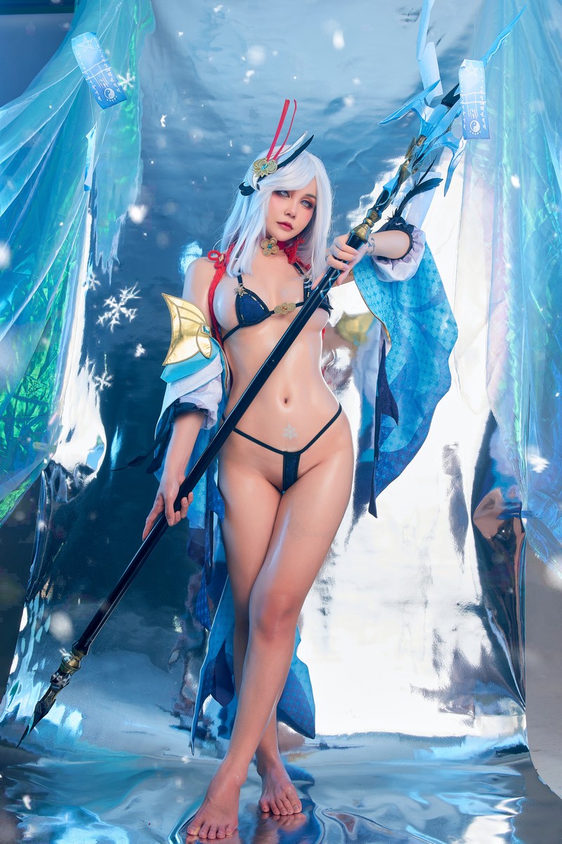 Joyce Lin2x Shenhe Cosplay Genshin Impact 写真集 89P插图