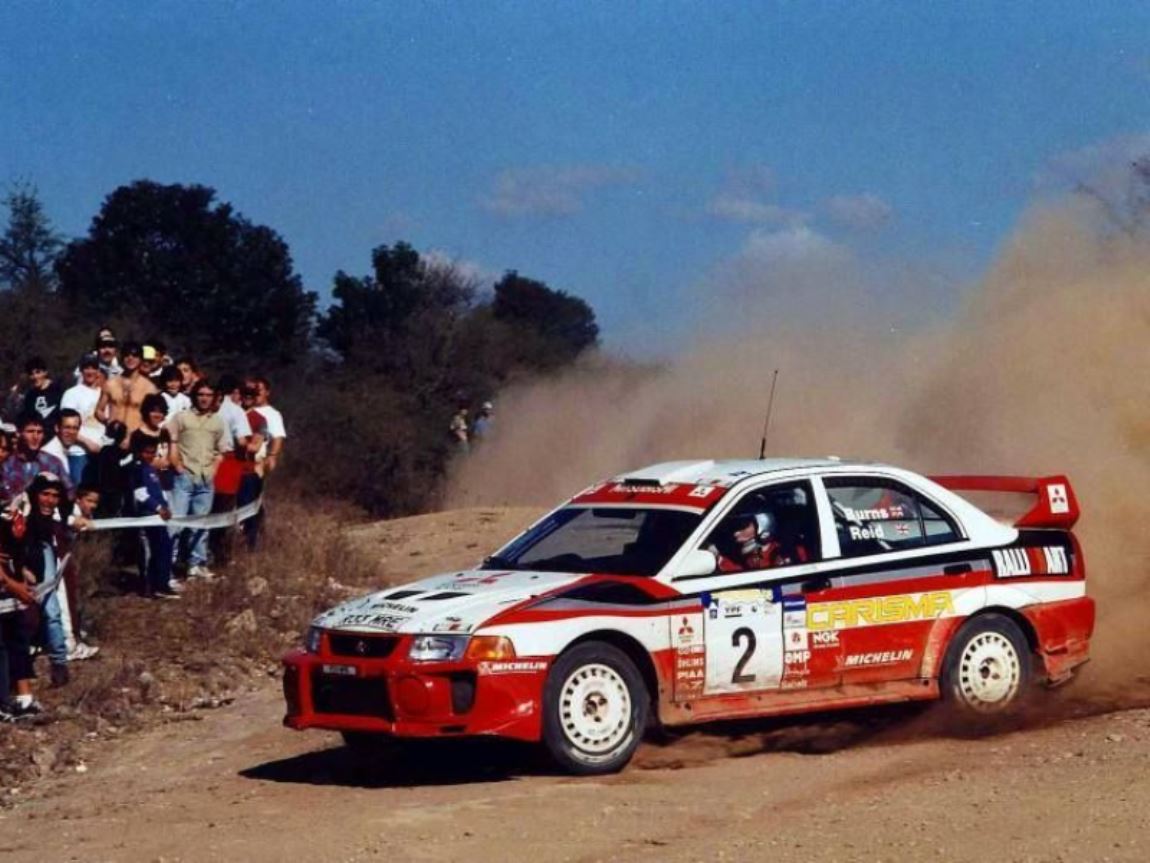 WOW EXTREMELY RARE Mitsubishi Lancer Evo 5 WRC Burns