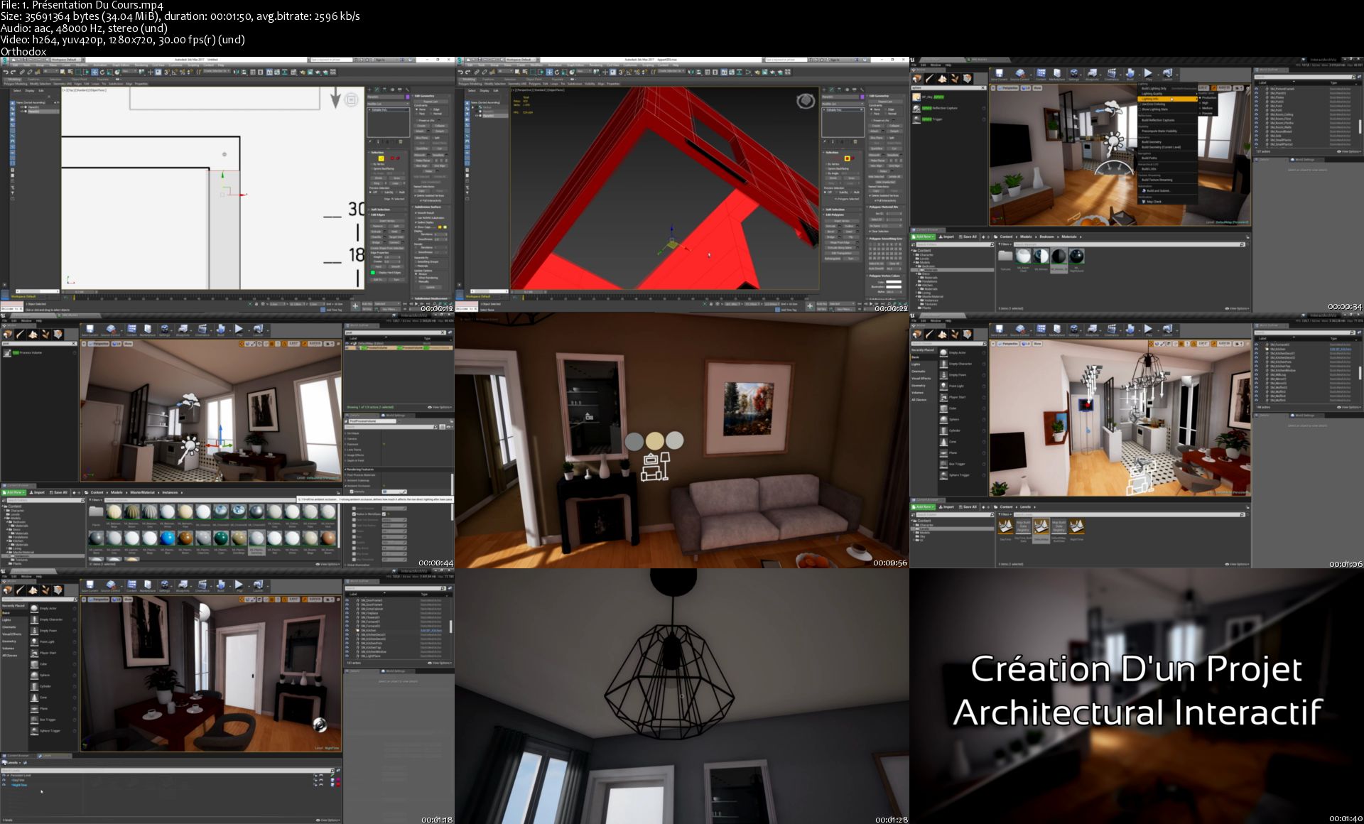 Unreal Engine: Création D'un Projet Architectural Interactif