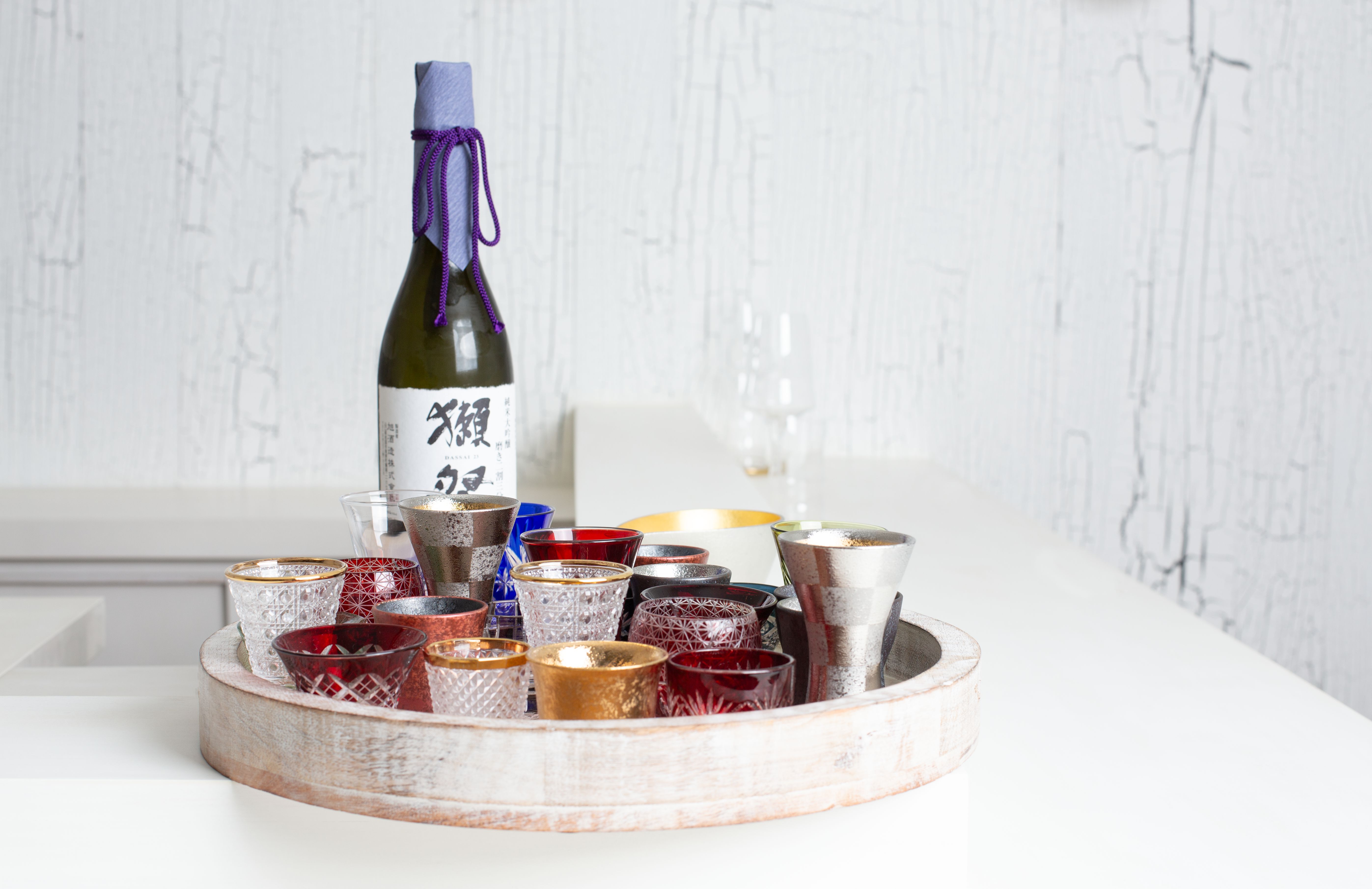 Premium sake selection