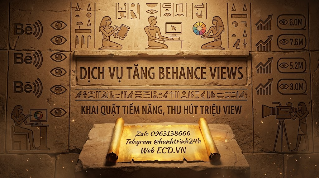 tăng behance views uy tín project behance