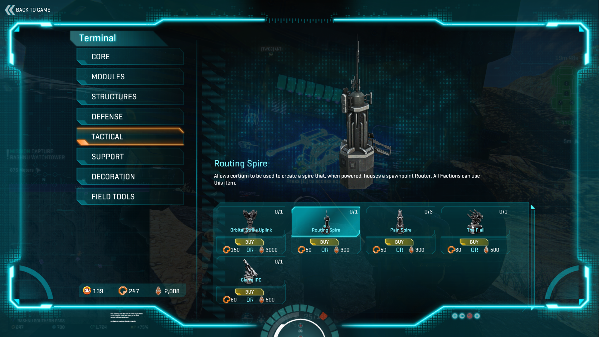 Guide] - Rabid Construction: Episode7, Routers (the first building you buy)  | PlanetSide 2 Forums