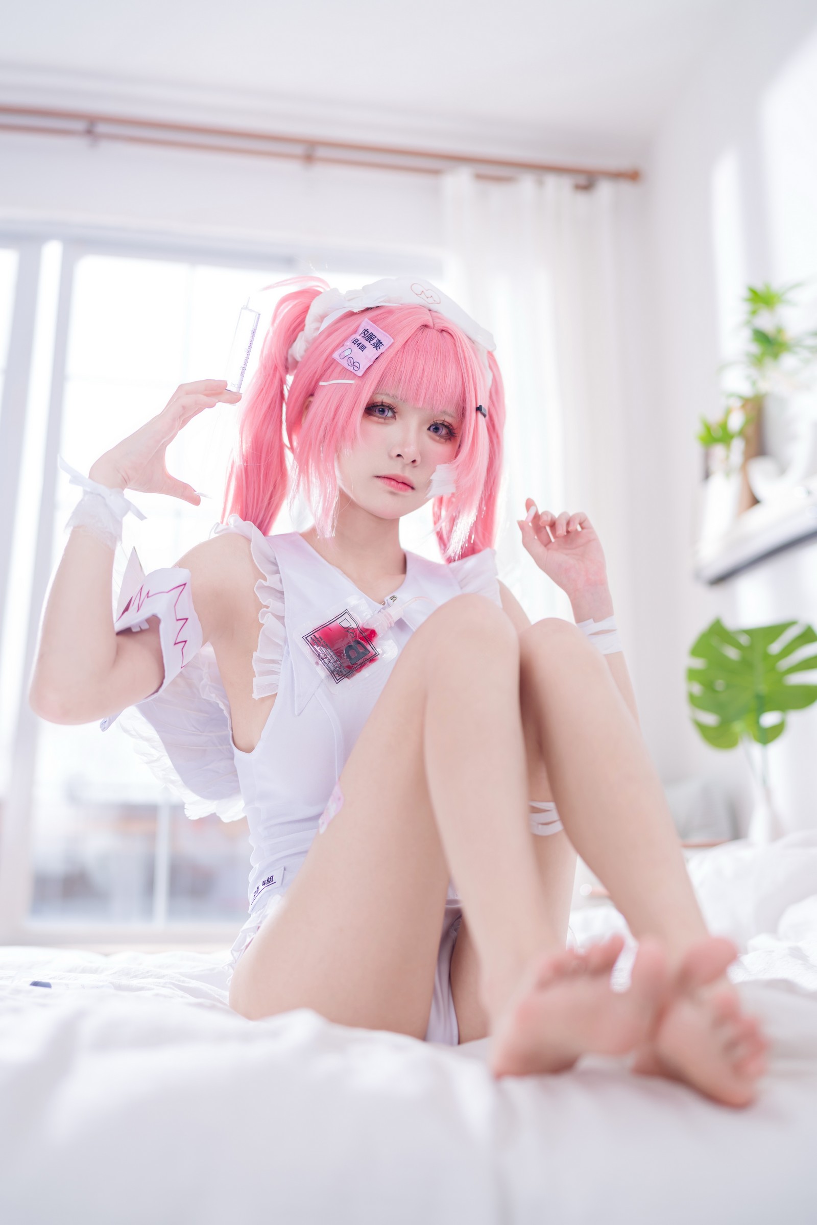 九柒喵 – 小护士针筒 写真合集（48P-139.5M）护士制服 Cos 高清图集插图1