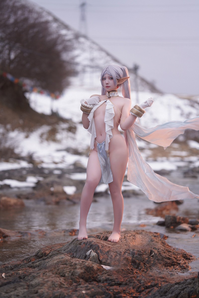 小和甜酒 & 橙风千雅 葬送的芙莉莲 菲伦×芙莉莲 Cosplay 高清图包 [88P-569.1M]插图2