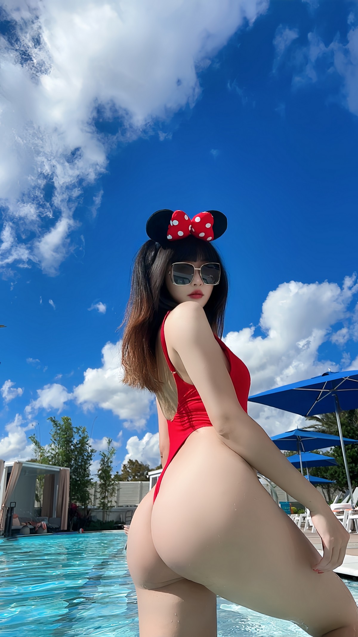 MissWarmJ Red Bikini Summer Cosplay Set [19P+3V-133MB]插图1