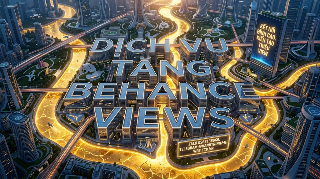 tăng behance views top cho creative