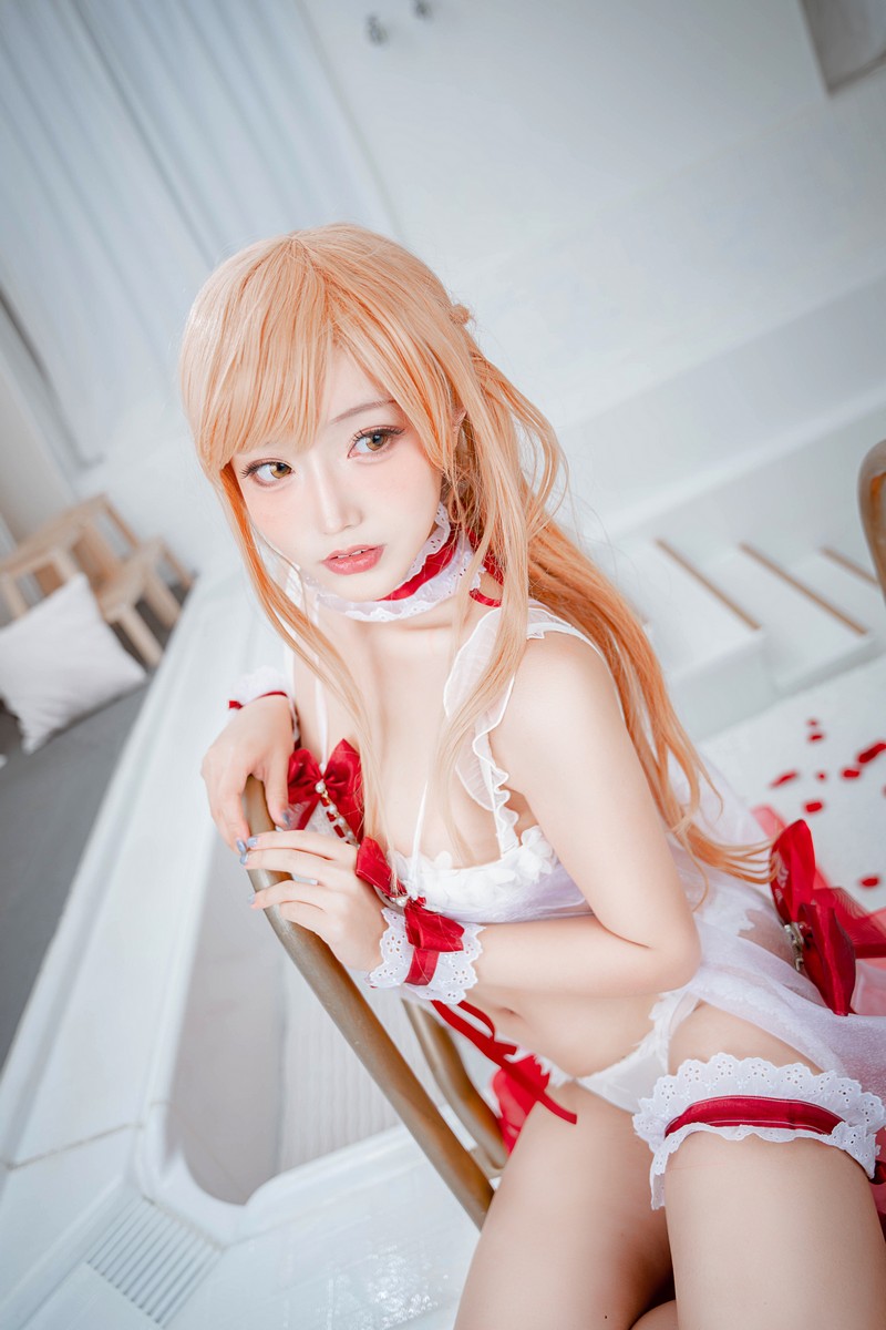 切切Celia 亚丝娜内衣 Asuna Cosplay 写真图集 93P插图5