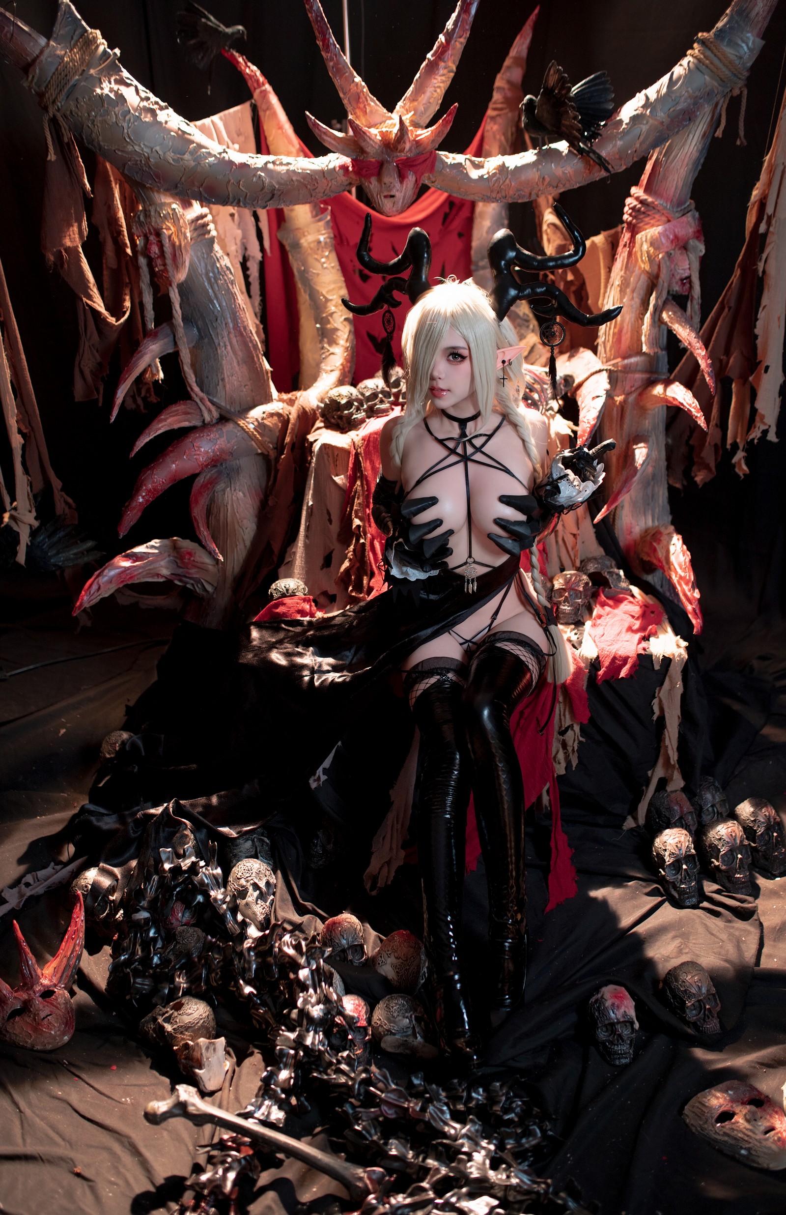 Bangni邦尼 – 碧蓝航线 尾张 Cosplay 高清写真集（81P-8V-1.45GB）插图3