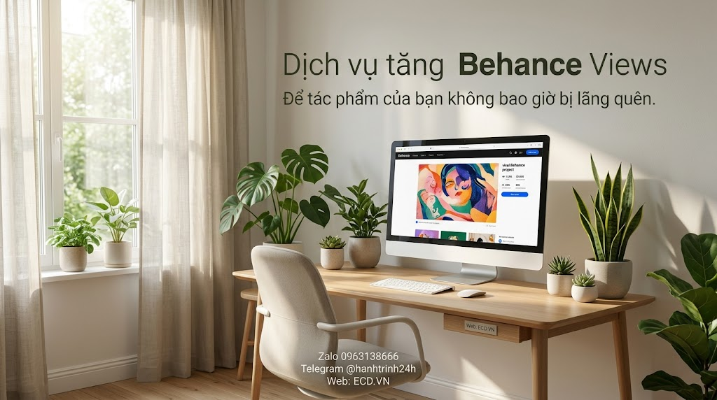 tăng behance views cao cấp tăng follower
