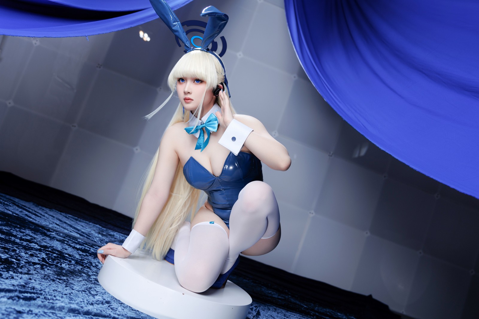屿鱼 Yuyu Toki × 飛鳥馬トキ 蓝色兔女郎 Cosplay 写真集（45P｜522MB）插图5