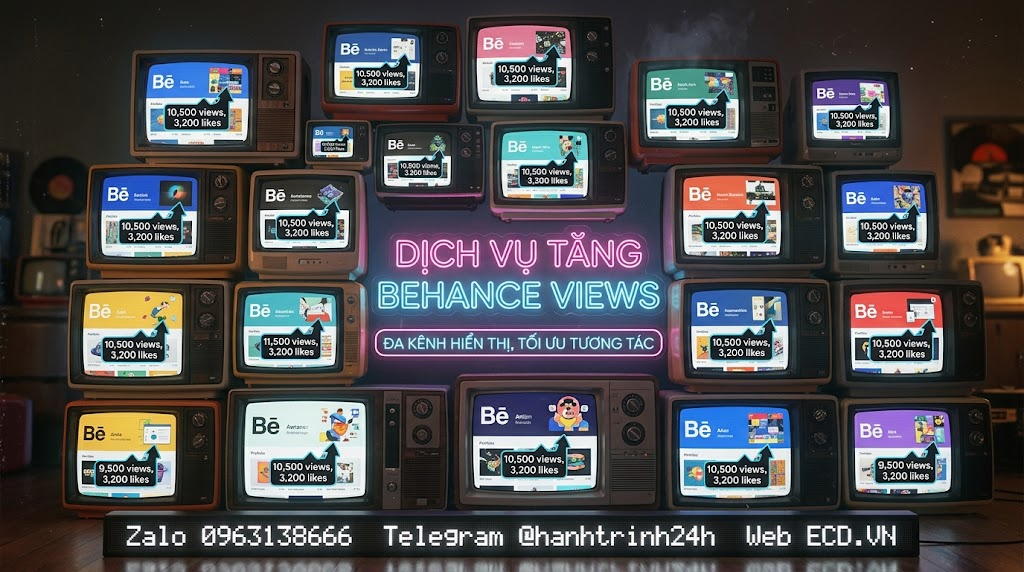 tăng behance views nhanh behance freelancer