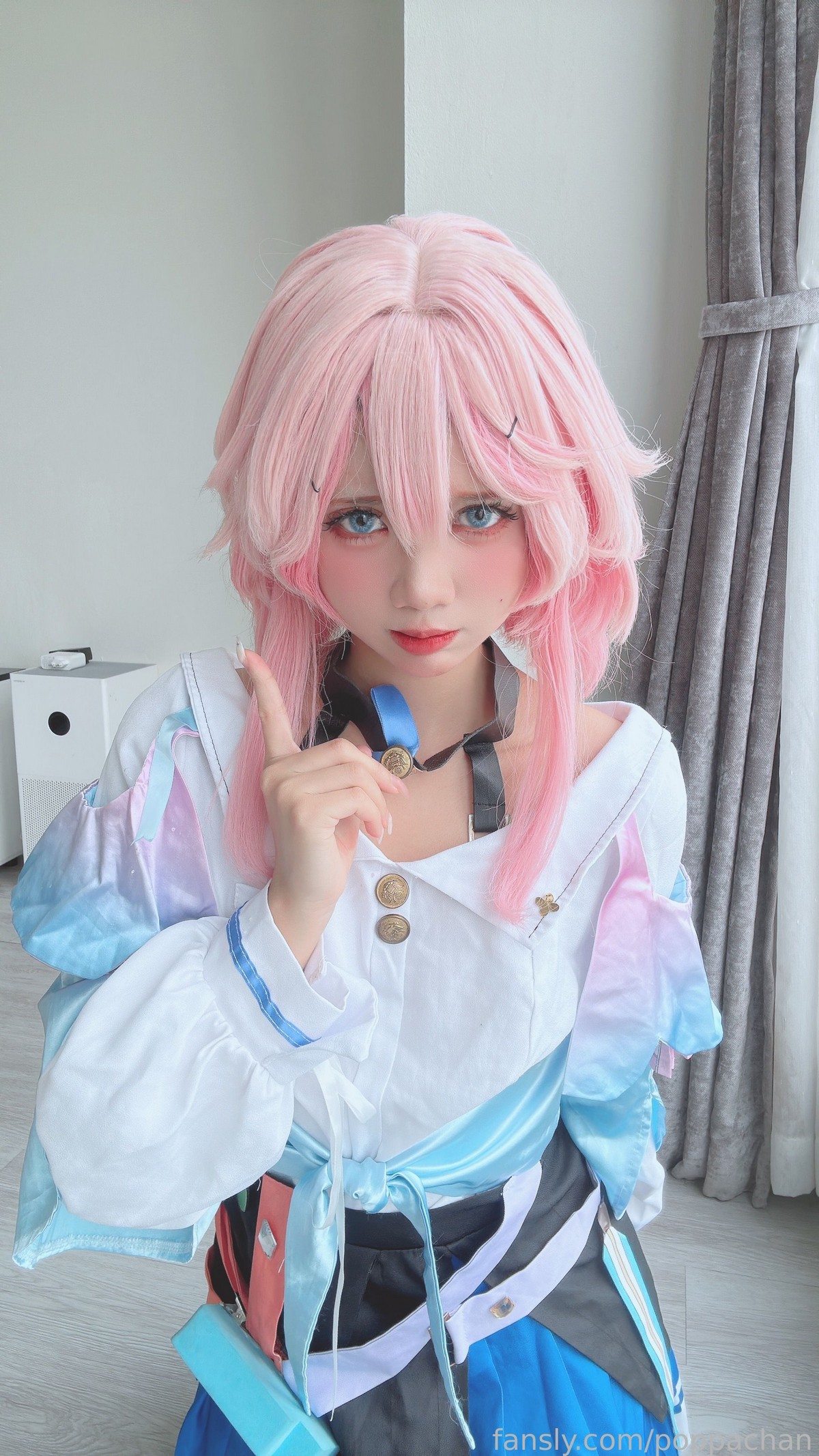 PoppaChan March 7th Cosplay (Honkai Star Rail) – 27 Photos 29MB插图1