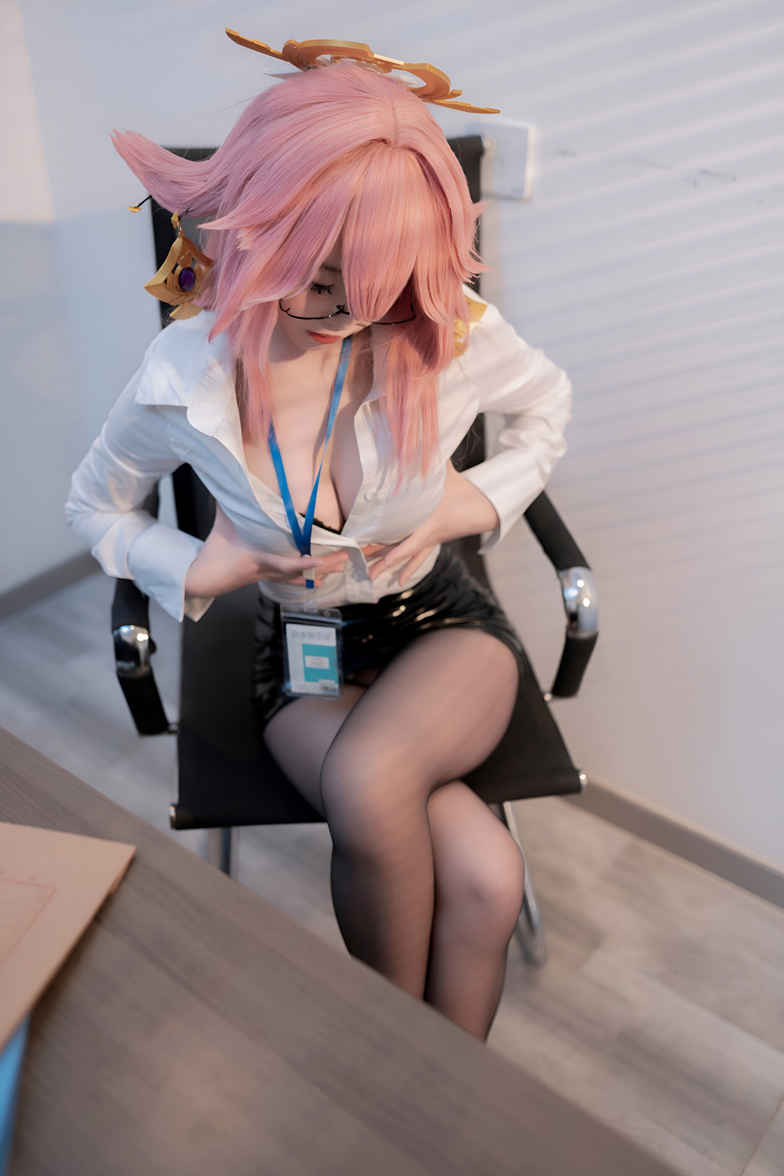 Bangni邦尼 – 面试主题 写真集（85P-16V-1.05GB）剧情向插图2