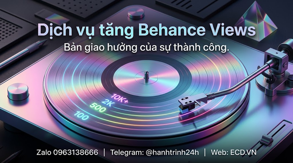 dịch vụ tăng behance views đảm bảo tăng engagement
