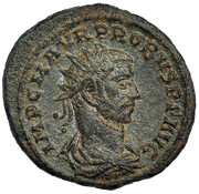 Aureliano de Probo. CLEMENTIA TEMP. Emperador y Júpiter. Tripolis. IMG_7377