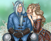 Ashire Larethmyr & Laeynna Emberflame - Credit: Emily Cammisa