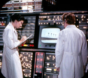 07 Ann checks settings on computers