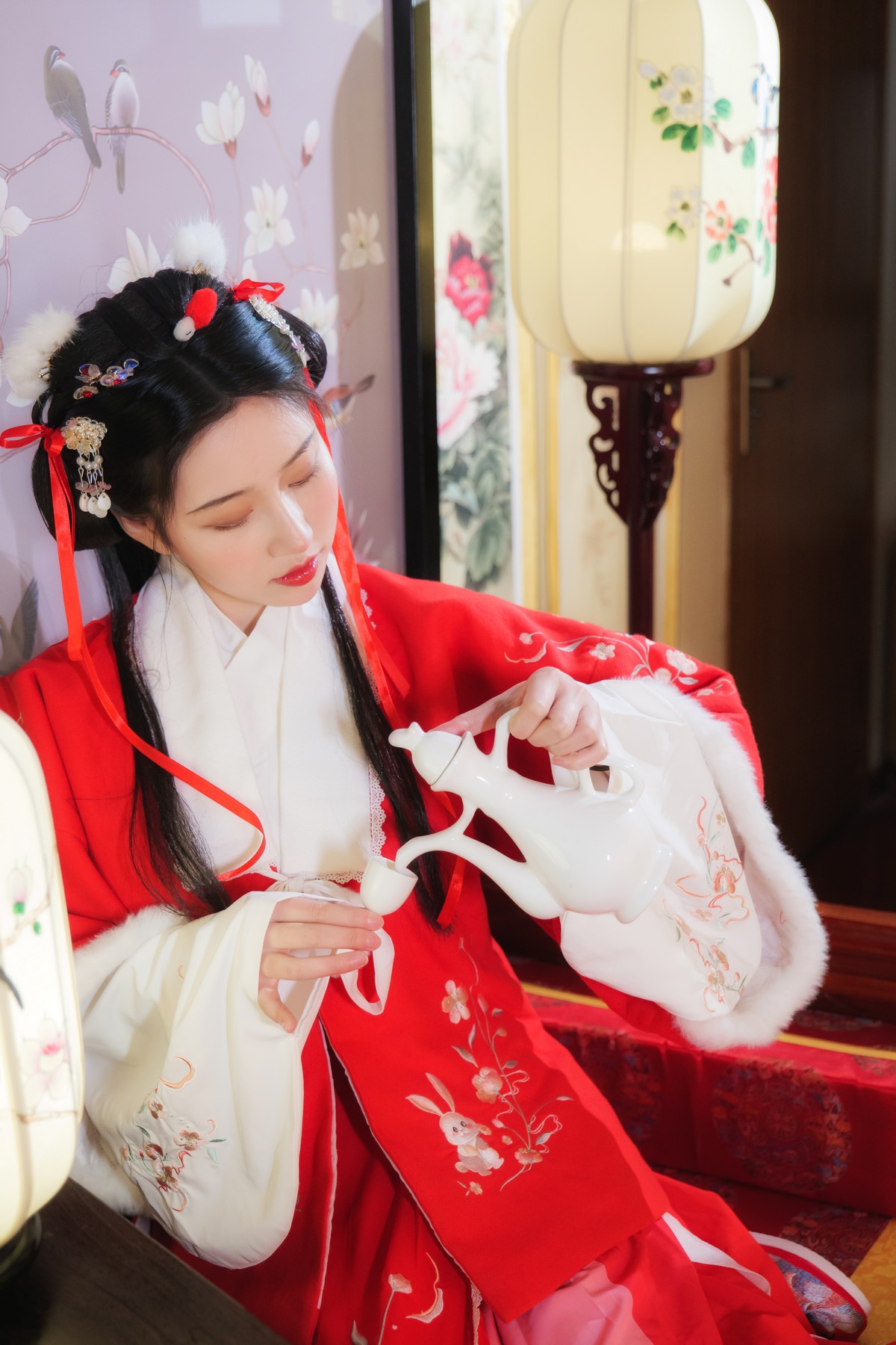 年年nnian 点绛唇古风写真 汉服美人高清图集插图3