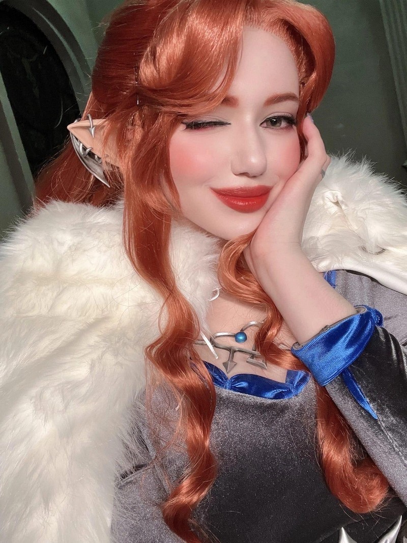 Alina Becker Lenore Cosplay 恶魔城 Castlevania 角色写真【40P-18M】插图1