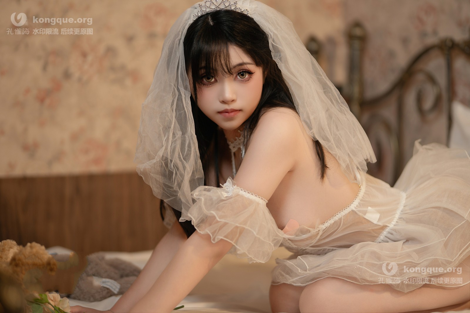 Bangni邦尼 – 白色花嫁 Cosplay 高清写真集（85P-1.02GB）插图3