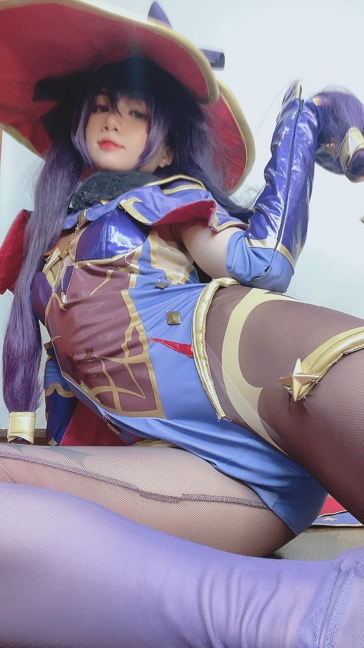 PoppaChan Mona Cosplay (Genshin Impact) HD Set – 53 Photos 20MB插图6