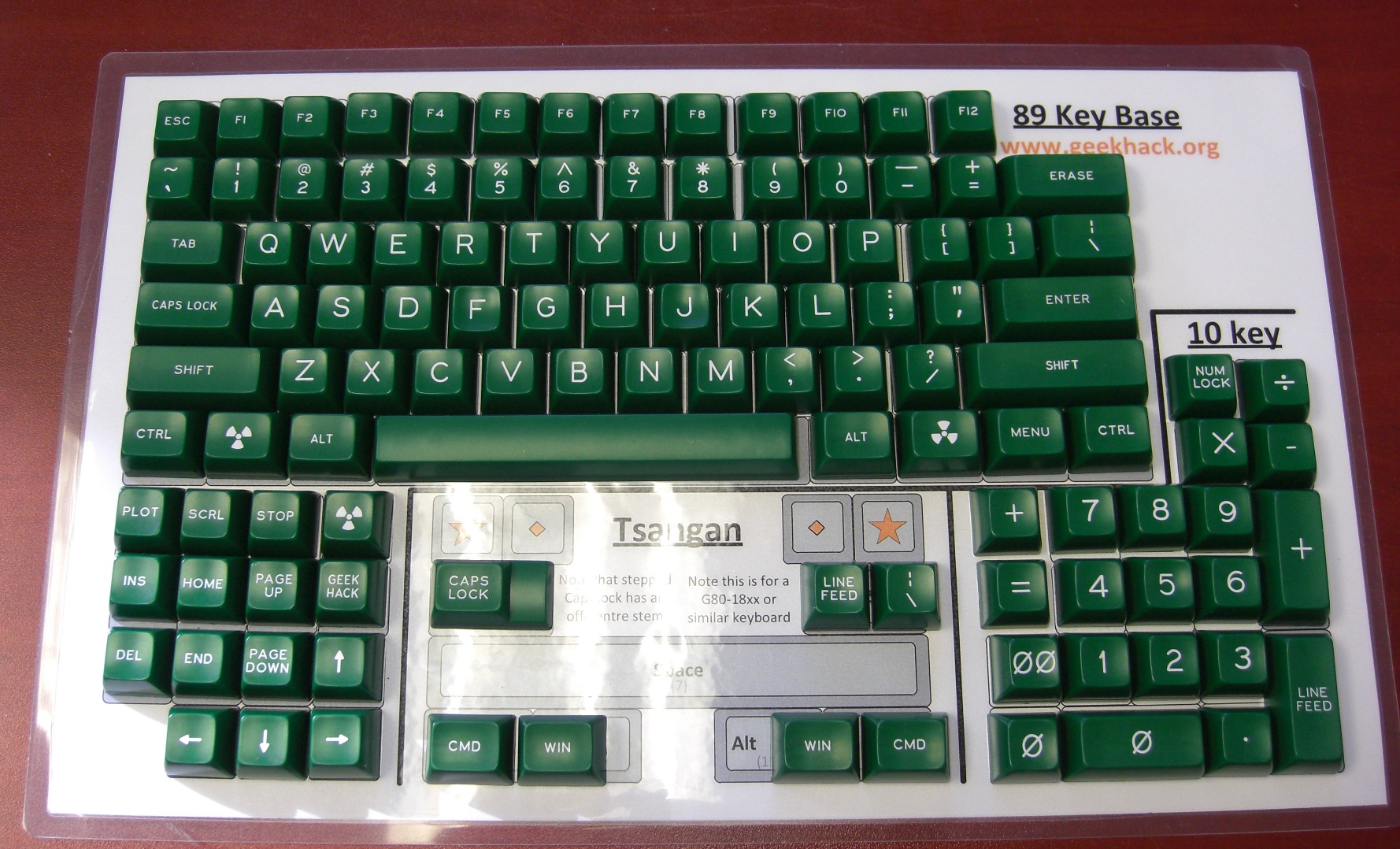 Received keycaps