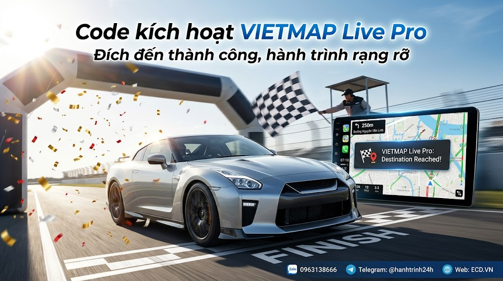 kích hoạt vietmap pro