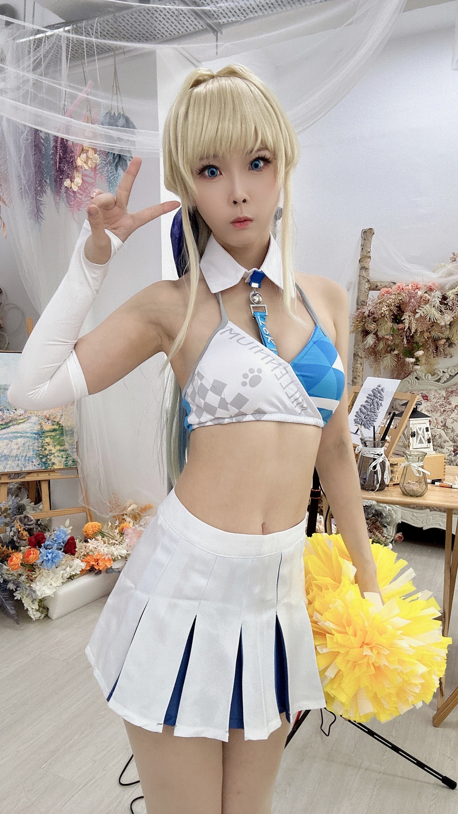 Maou Mo – Cheerleader Toki 啦啦队 Cos 写真（21P-70.3M）青春活力风插图7