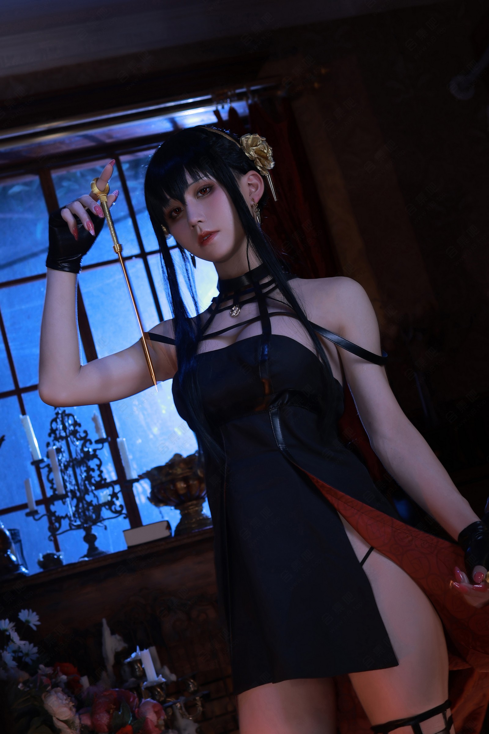 桜满三时 – 约尔 礼服 Cosplay 高清写真集（46P-418.2MB）精美服饰插图2