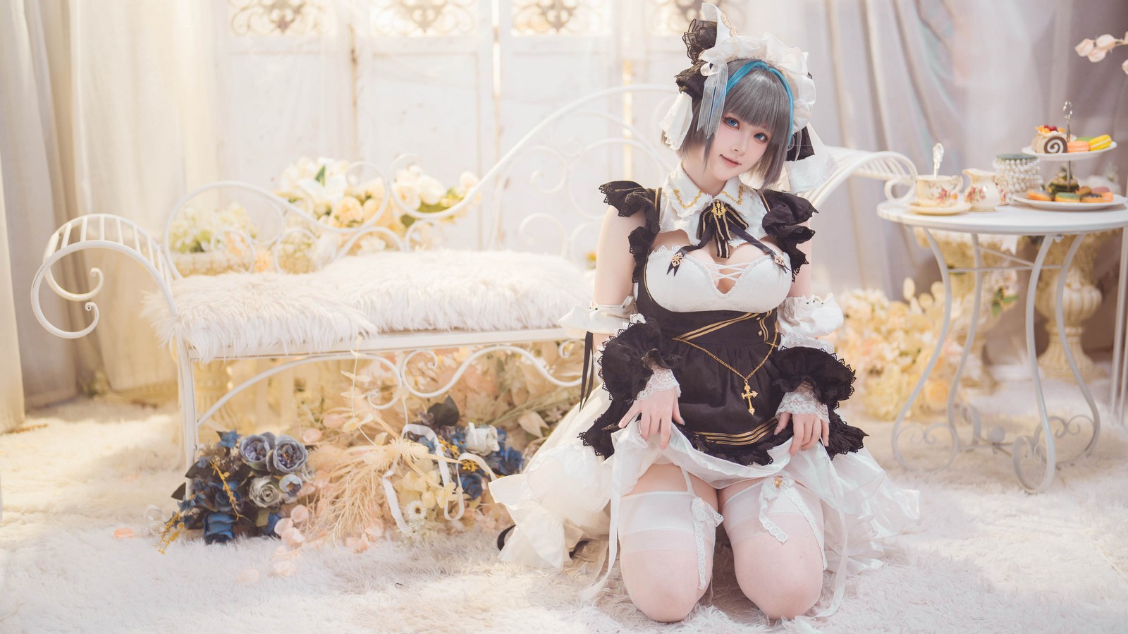 屿鱼 Yuyu 碧蓝航线 柴郡 Cosplay 写真图集｜Azur Lane（54P｜138MB）插图6