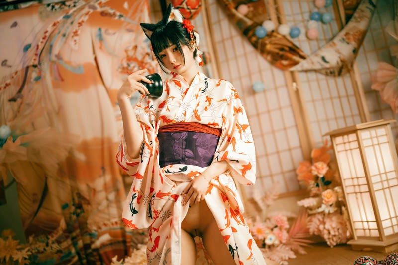 落落Raku 成人式 和风主题写真 57P插图6