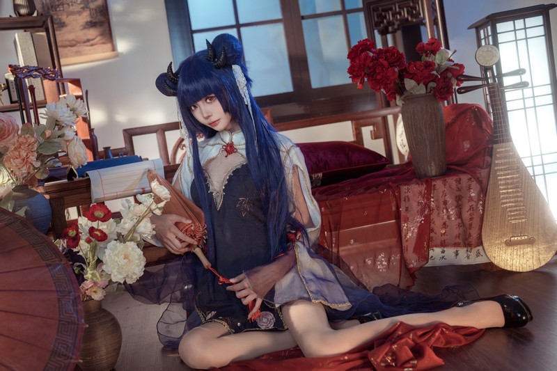 艾西Aiwest 伊吹新年旗袍Cosplay写真图集 新年主题高清图集 35P (396.8M)插图8