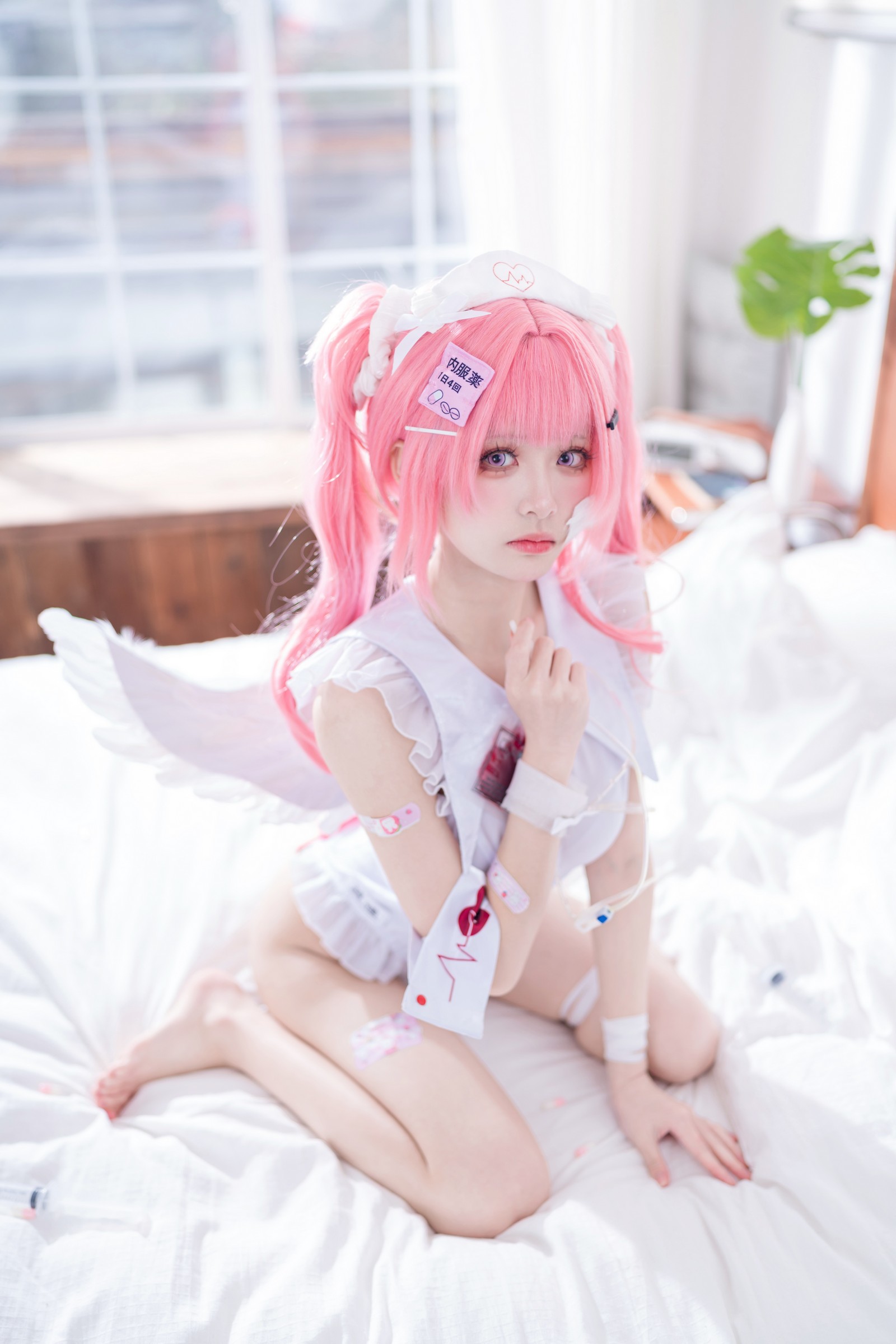 九柒喵 – 小护士针筒 写真合集（48P-139.5M）护士制服 Cos 高清图集插图1