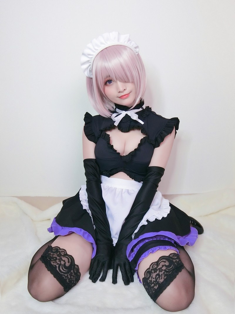 星野Saori 玛修 Mash Kyrielight Cosplay Fate系列写真【13P-64MB】插图1