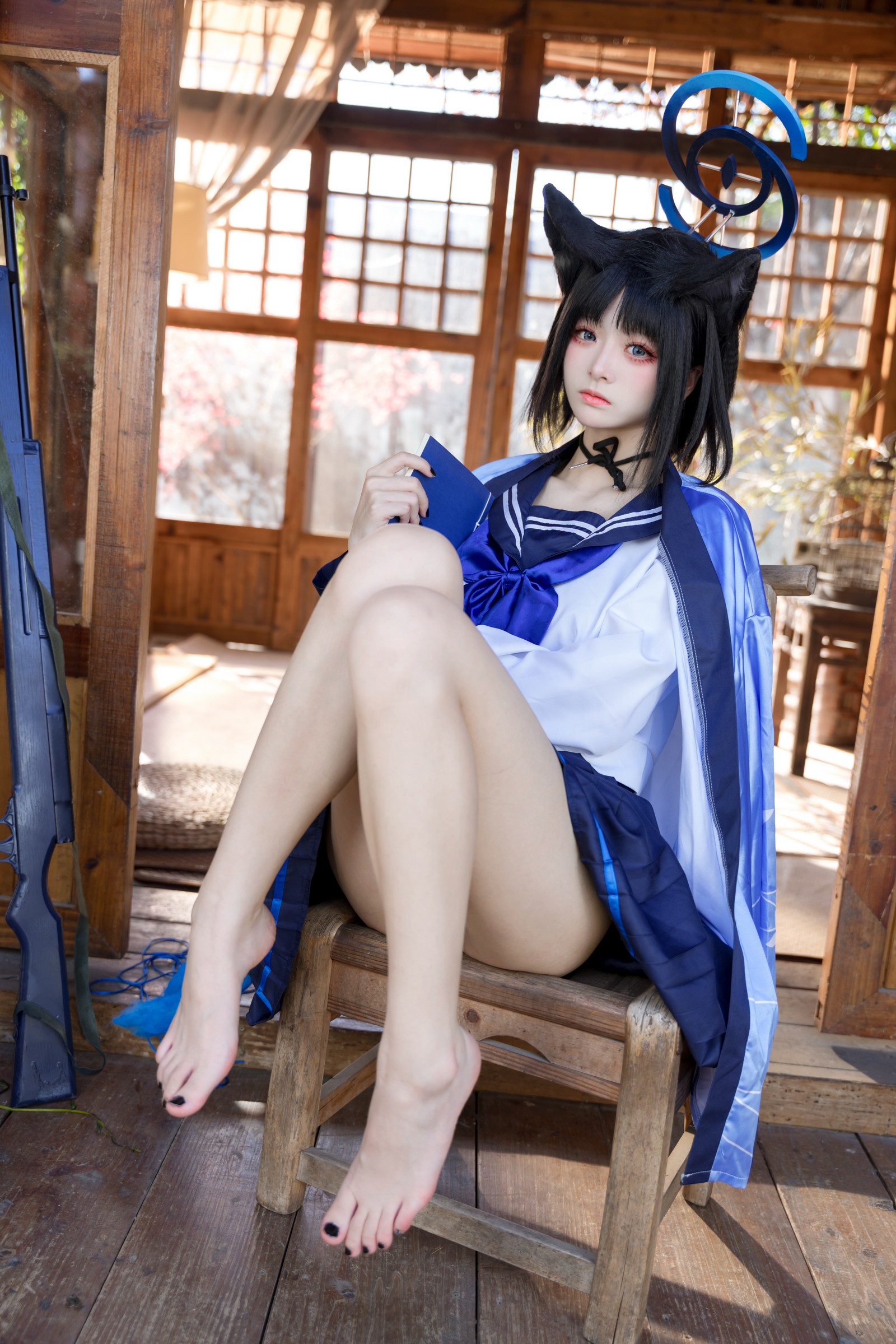 九柒喵 – 桐生桔梗 Cos 高清大合集（88P-470MB）和风旗袍写真插图5