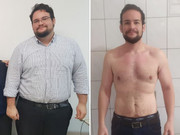 Vorher-Nachher Vergleich Mann