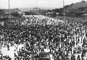 Solenidade de inauguração da Ponte Rio-Niterói, 1974 - Arquivo Nacional